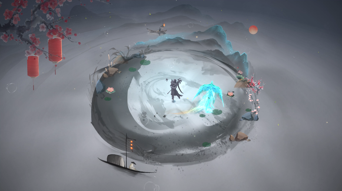 墨染一瞬·樱灯渡