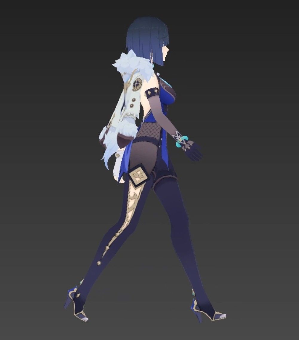 女走