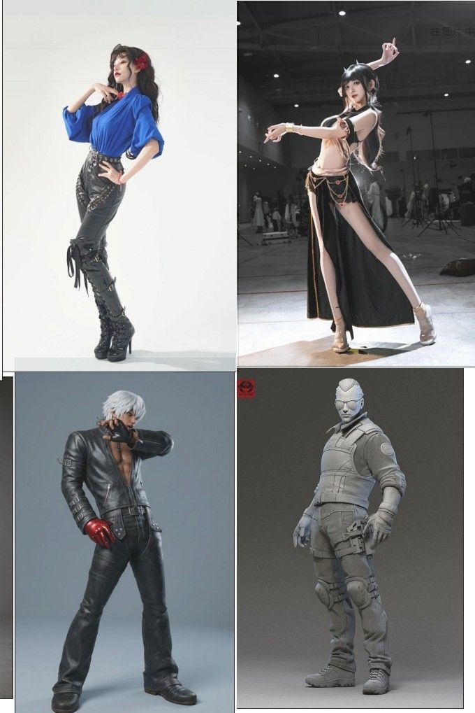 男女站姿pose