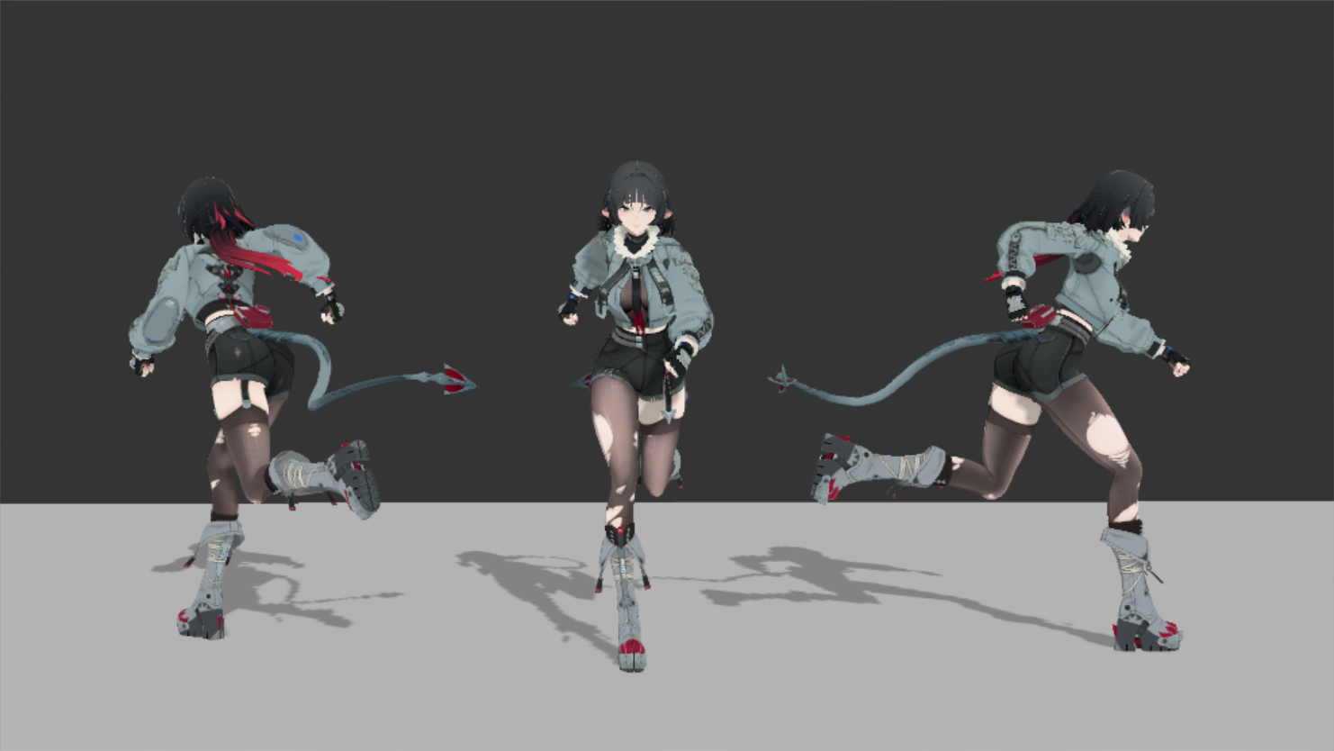 跑