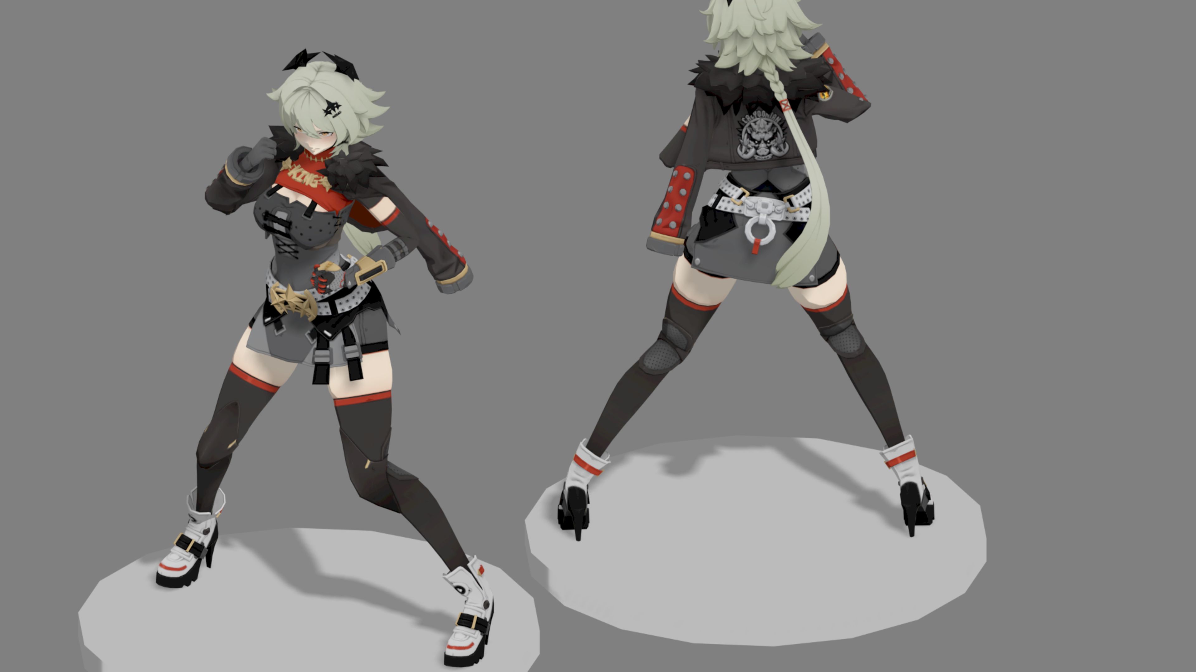 凯撒-战斗待机（胸部骨骼不能做旋转）