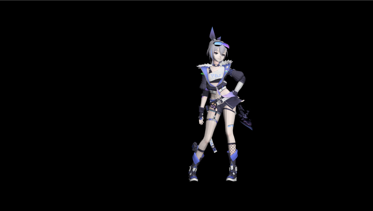 银狼基础待机动作