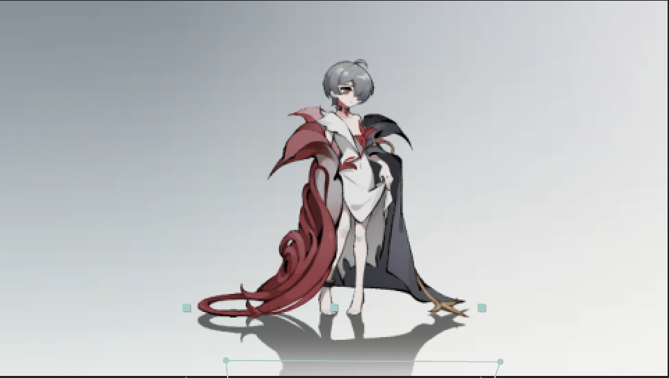 改了，那个拖地飘带怪怪的