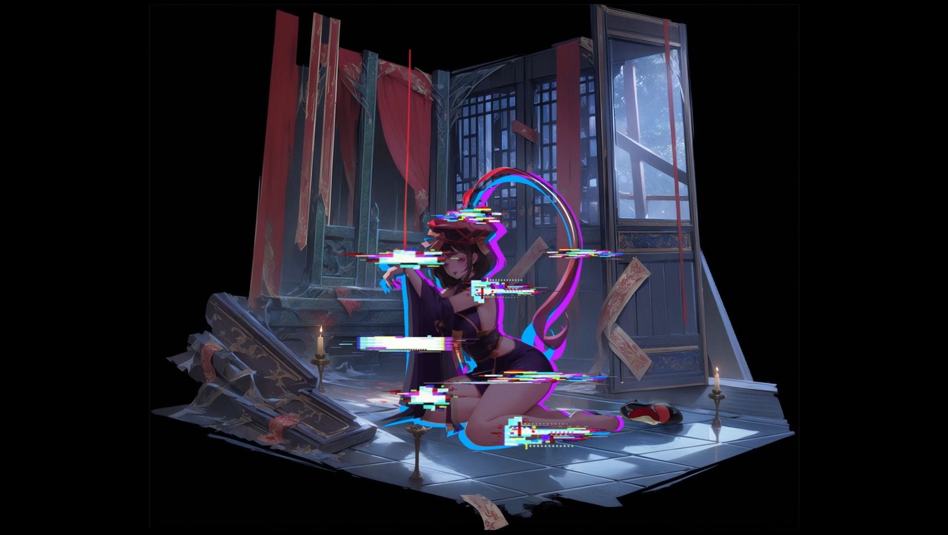 74号僵尸女孩立绘临摹