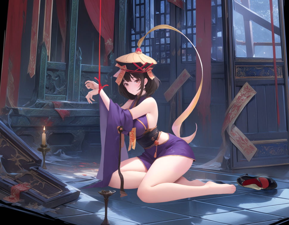 僵尸女孩立绘动画