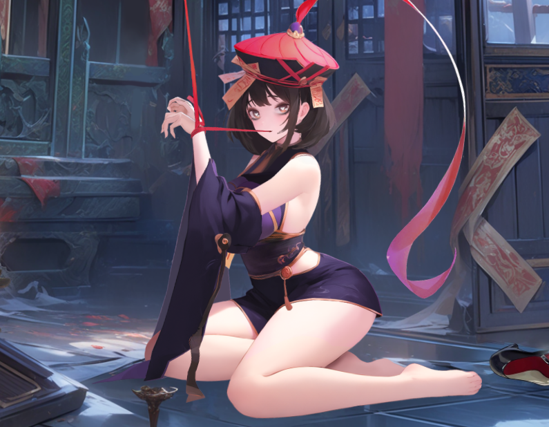 僵尸女孩立绘动画2