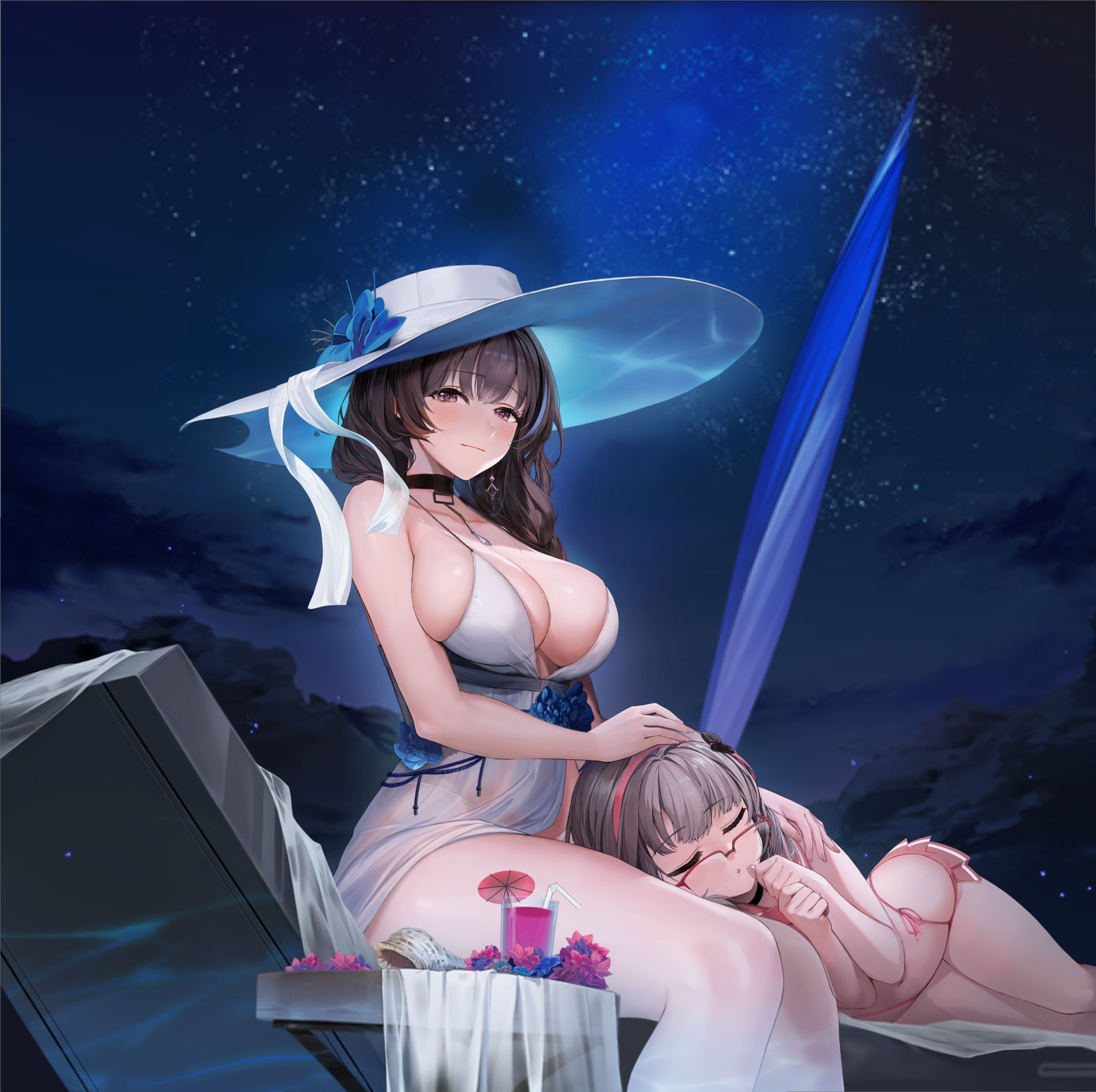 姐妹伪3d绑定练习