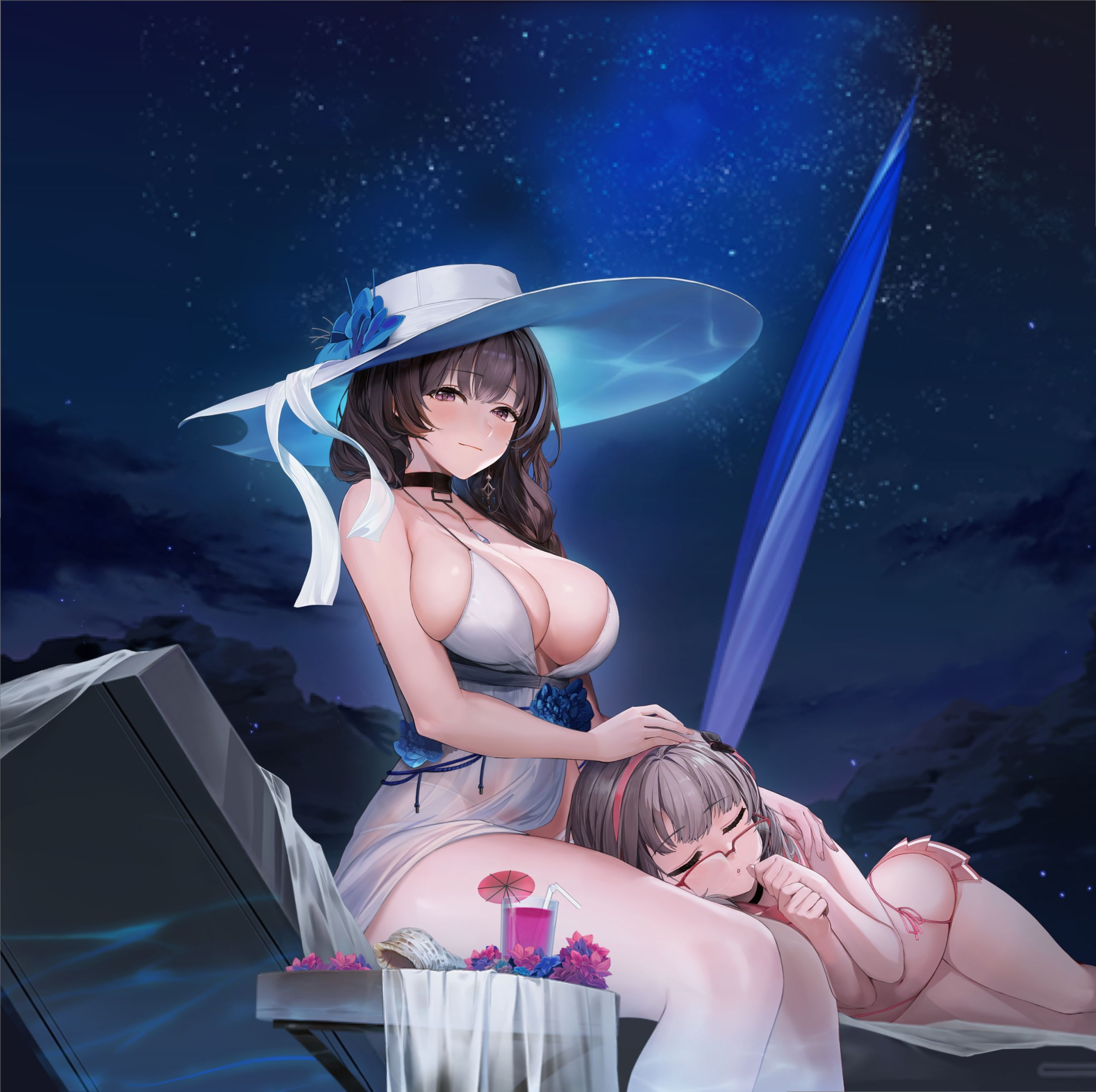 姐妹伪3d点击立绘