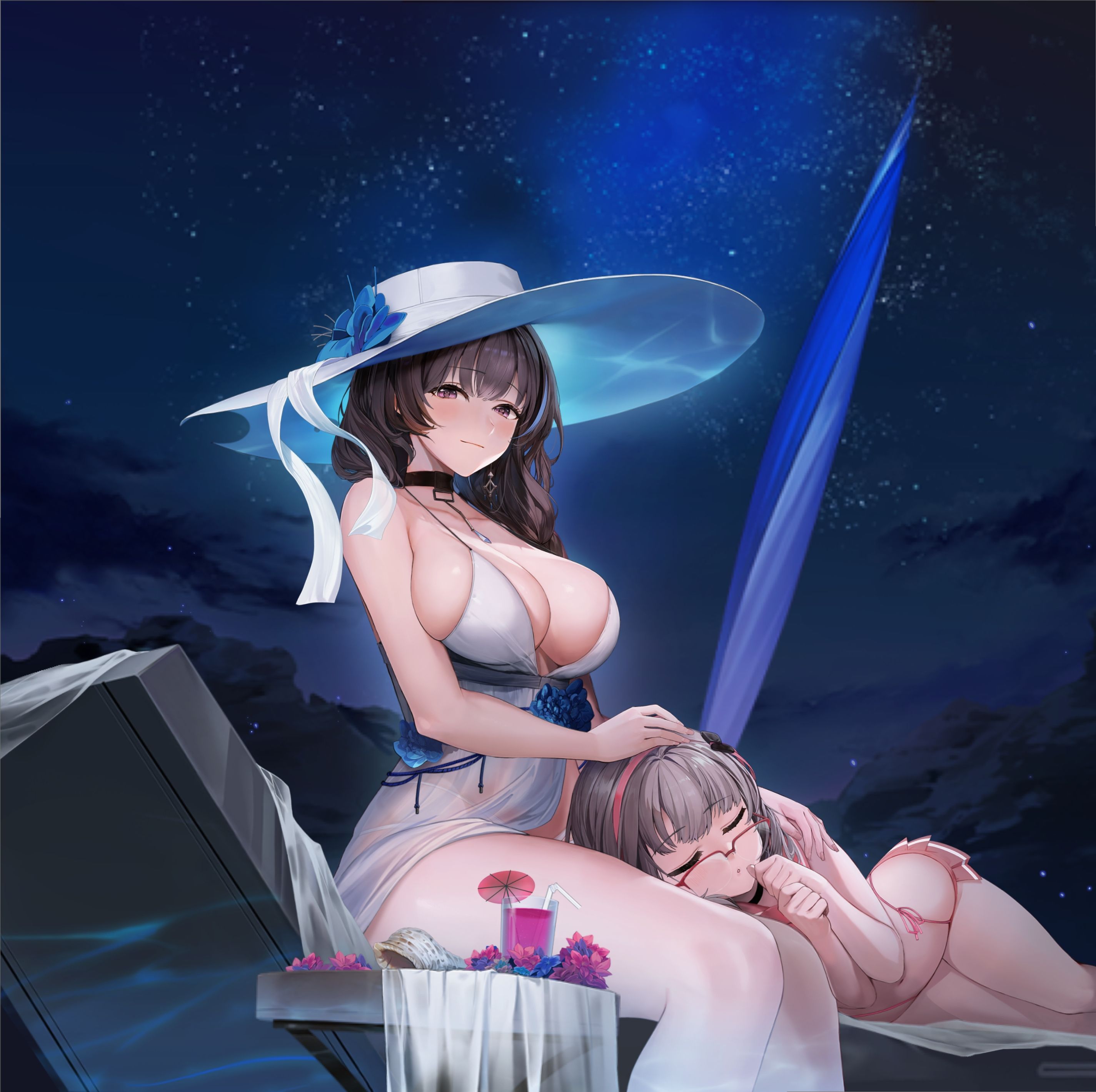 姐妹伪3d点击立绘