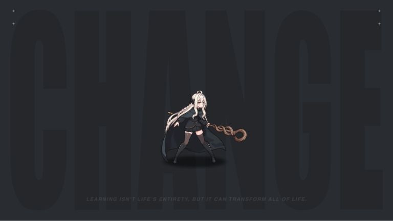 黑袍女魔法师_战斗待机