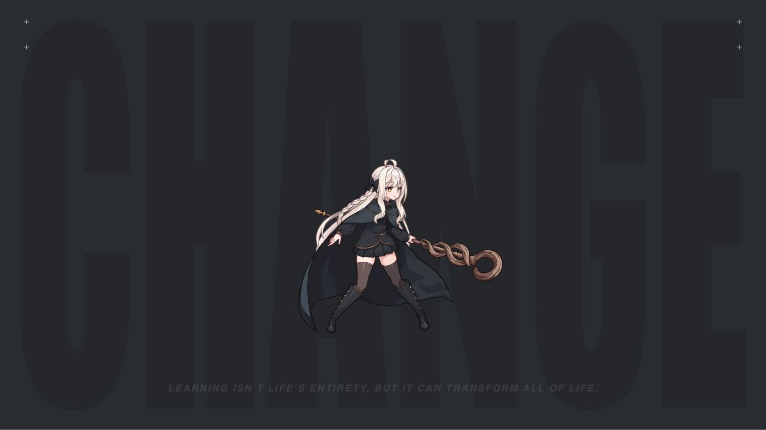 黑袍女魔法师_受击