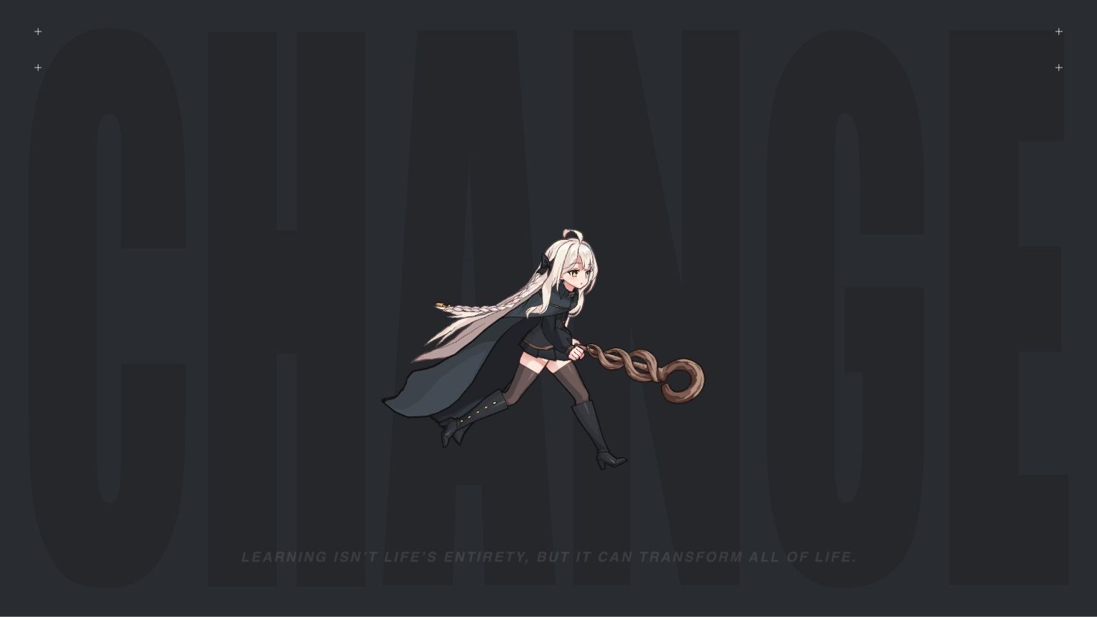黑袍女魔法师_跑