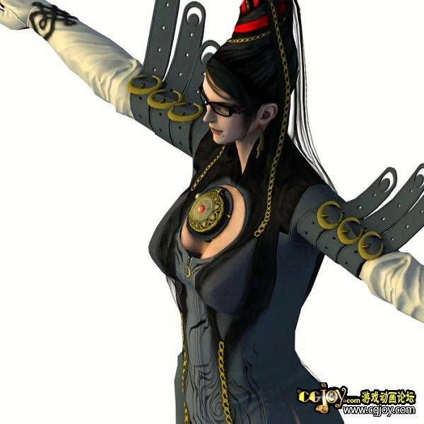[转帖][xbox360] 猎天使魔女 bayonetta 3d model