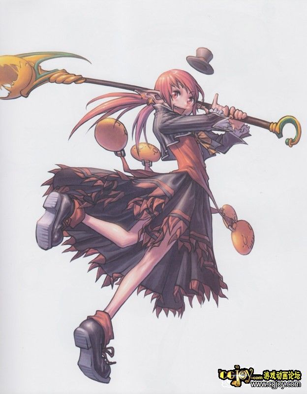 游戏原画dnf魔法师原画