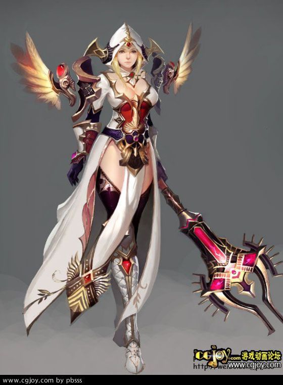 新游戏圣域传奇4月11号开服大量原画放送