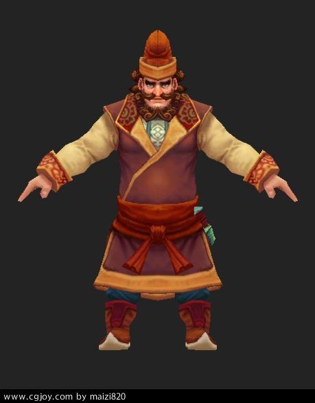 西域商人 - cg模型 - cgjoy论坛