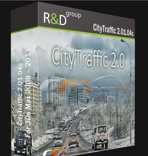 3dsmaxģ⽻ͨʻCityTraffic 2.01.04c for 3ds Max 2008-2013 x86x64.jpg