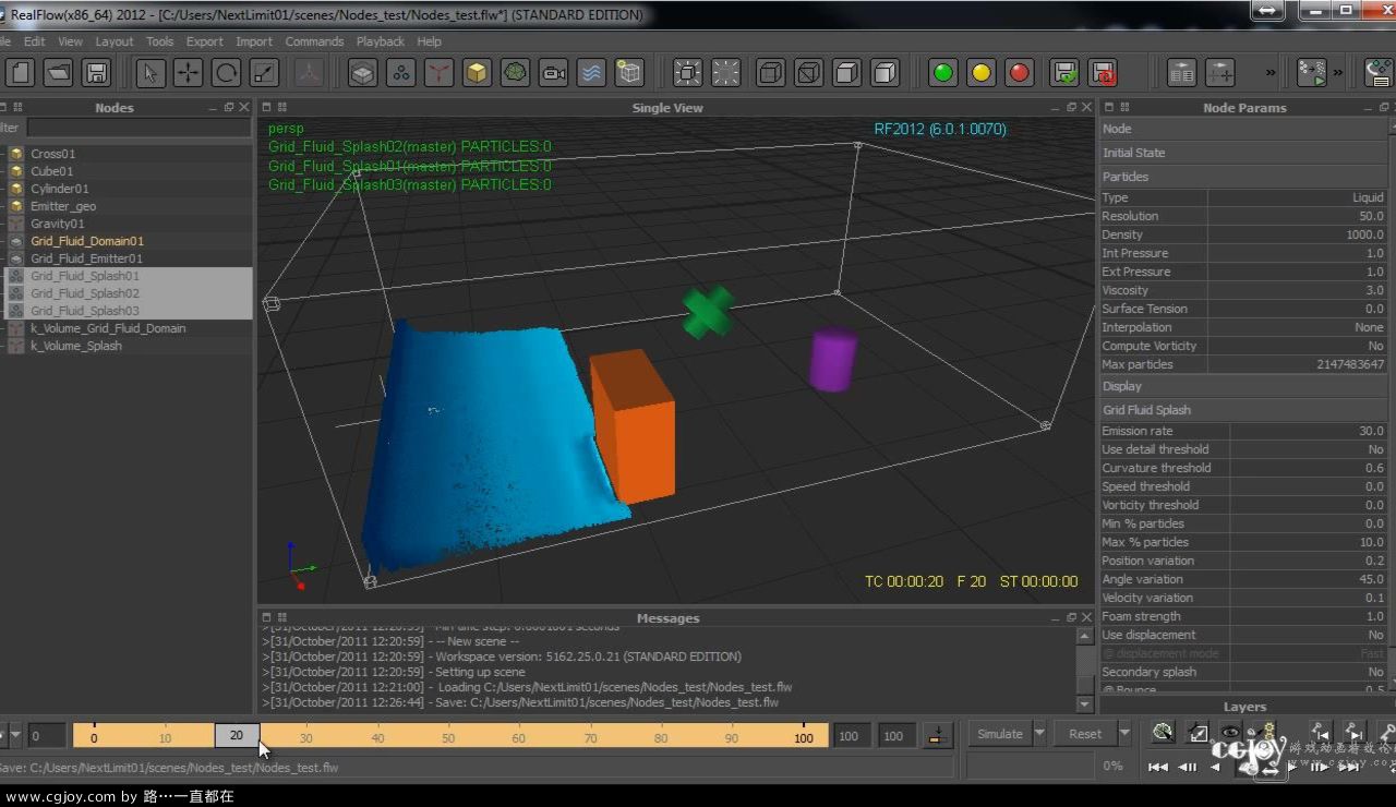 5 5 RealFlow Nodes  RealFlow Nodes and Hybrido.mp4_20130730_175312.463.jpg
