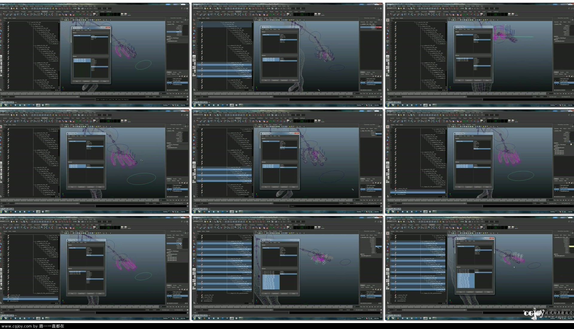 Maya Character Rigging Tutorial - Rigging the Hand with SDK - (Session #5 -- par.jpg