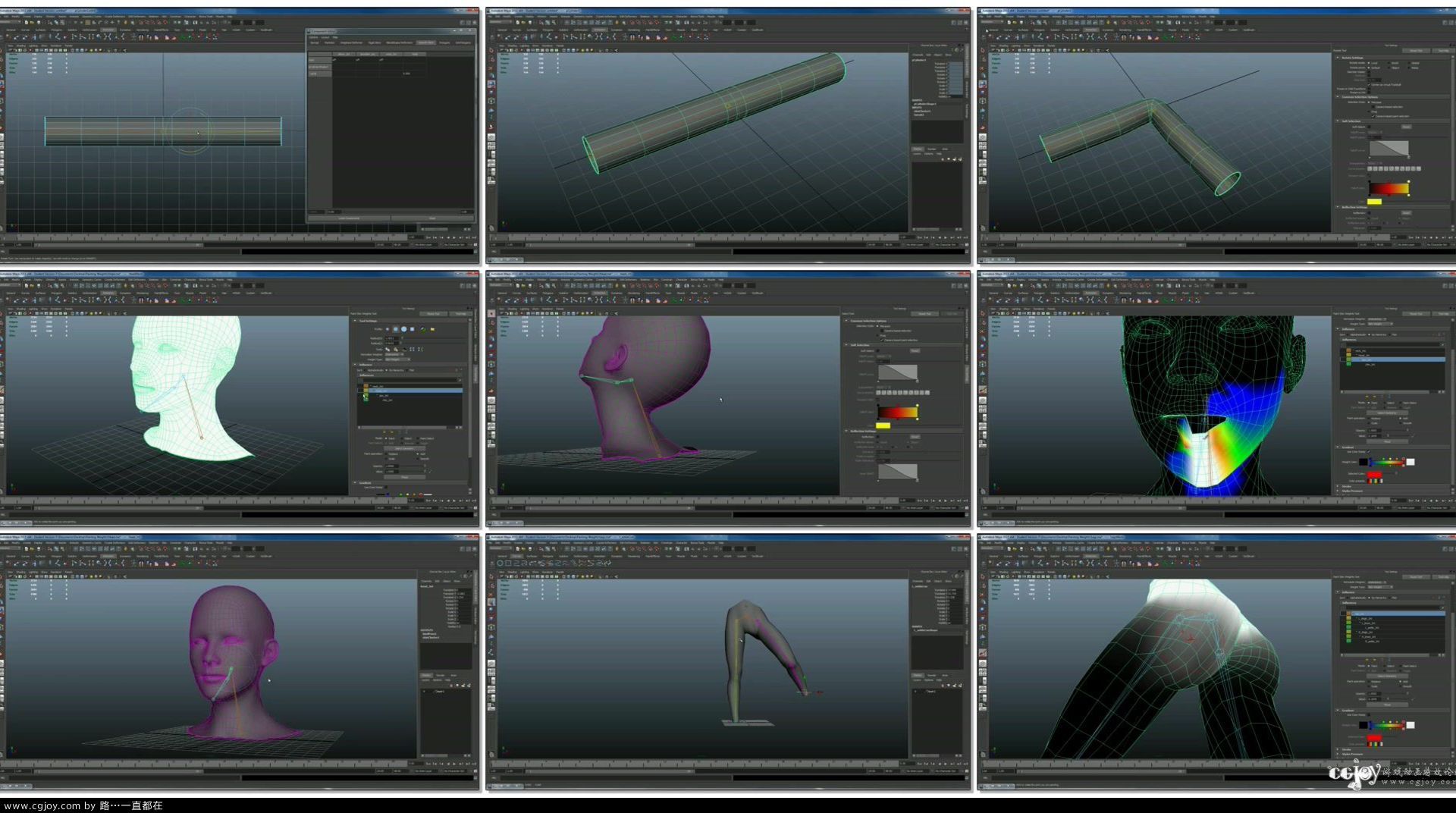 How to Paint Skin Weights in Maya 2011.flv.jpg