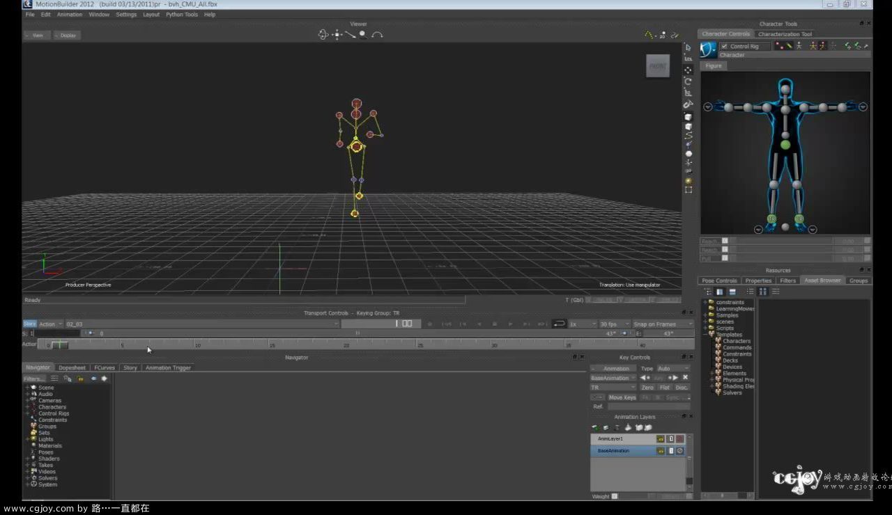 Mobu Video Game Tutorials  Looping Run Cycle Using Anim Layers(Part1).mp4_201308.jpg