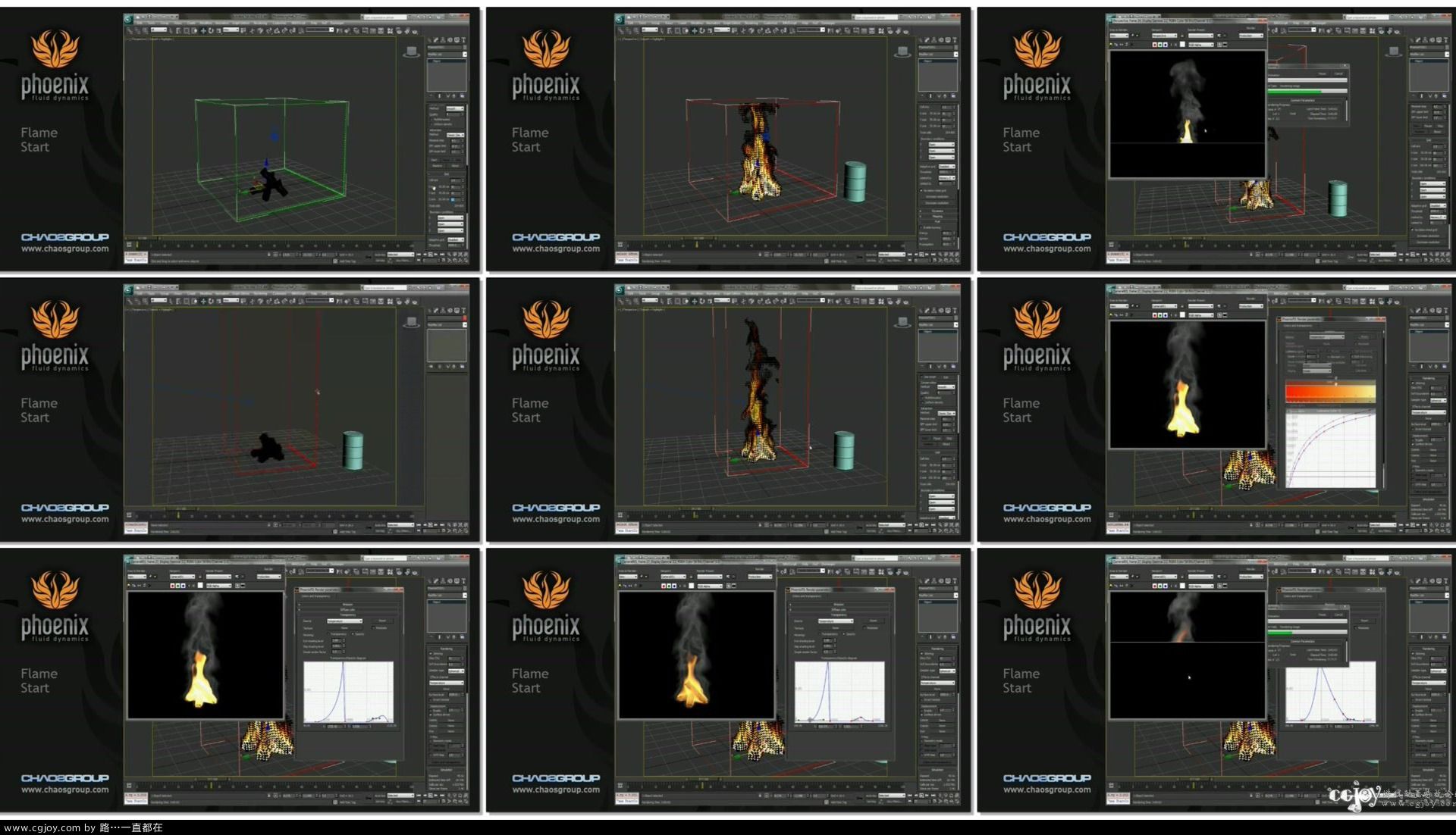 Phoenix FD 1.20 - Tutorial for flame basic setup from Michael McCarthy.flv.jpg