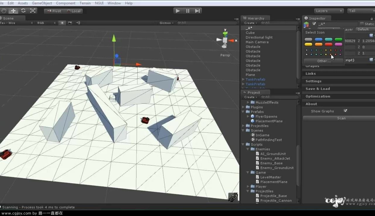 Unity Tower Defense Part 8 - AI Pathfinding.flv_20130901_223520.837.jpg