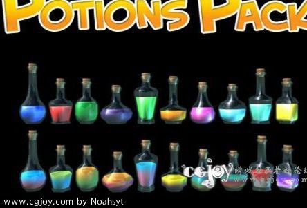 Potions Pack ҩˮƿ  unity3d ģ.jpg