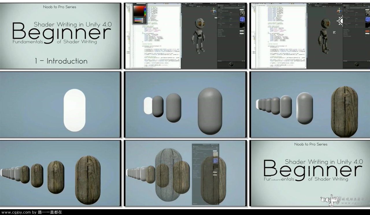 Fundamentals  - 1 Introduction - Noob to Pro Unity Shader Writing in Unity 4 Beg.jpg