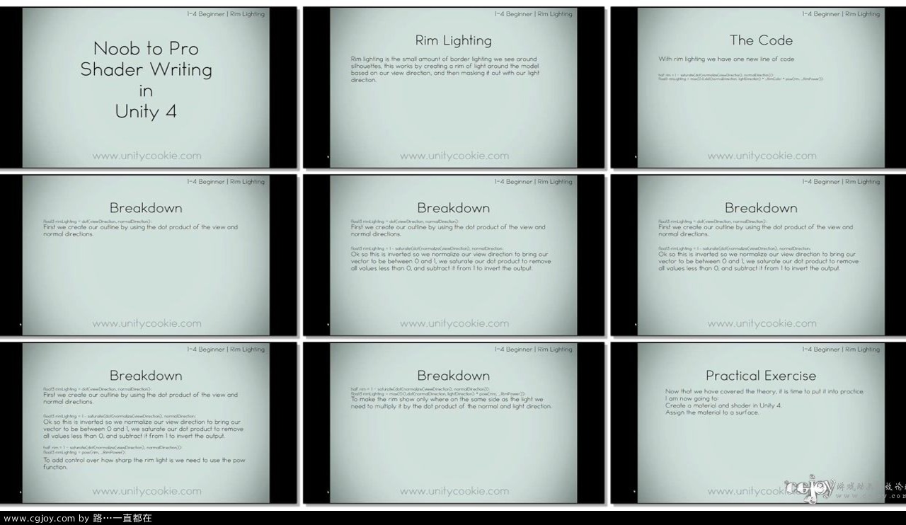 Rim Lighting- 4 Theory - Noob to Pro Unity Shader Writing in Unity 4 beginner.flv.jpg