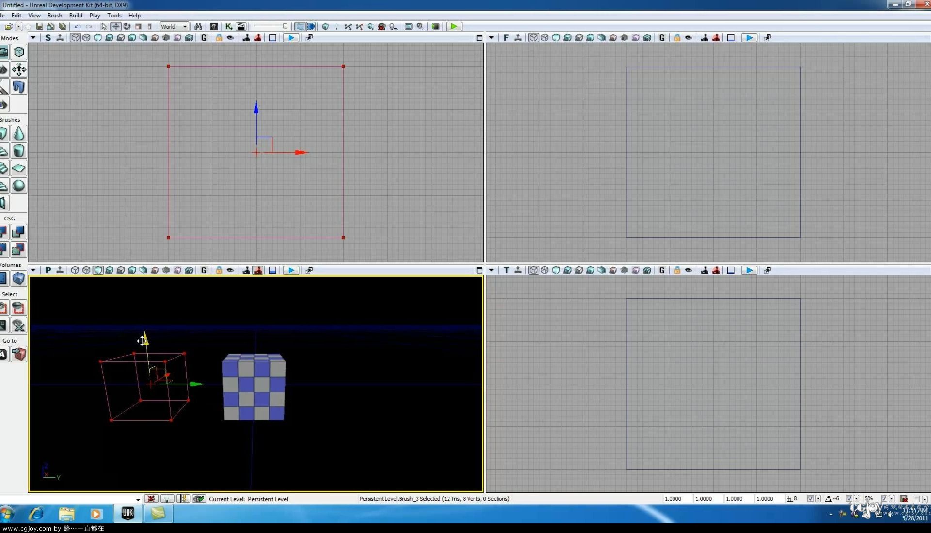 Unreal Development Kit UDK Tutorial - 7 - Introduction to Brushes.mp4_20131011_2.jpg