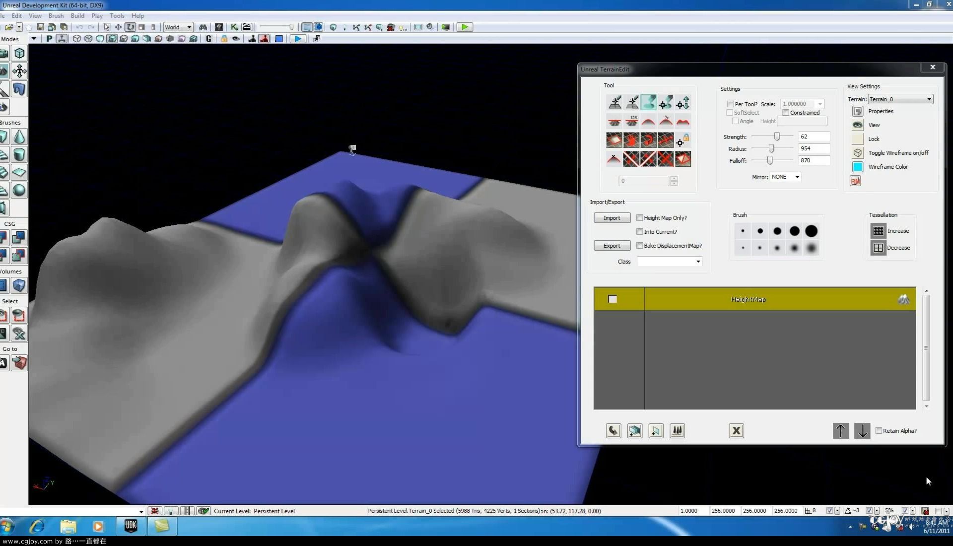 Unreal Development Kit UDK Tutorial - 37 - Adding Grass to the Terrain.flv_20131.jpg