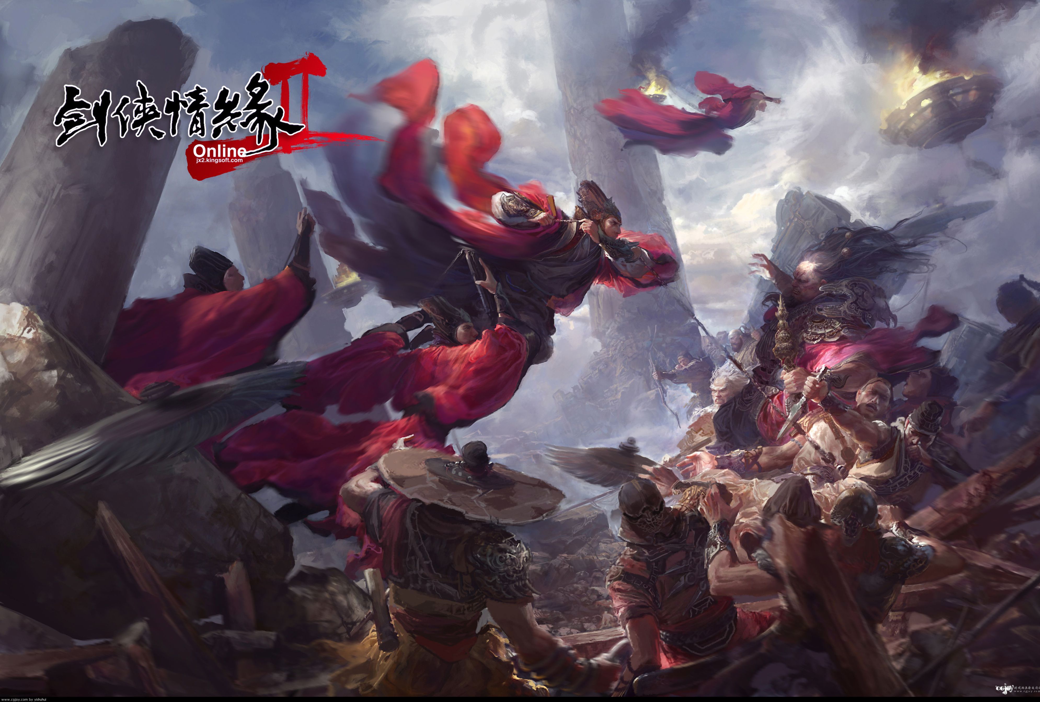 国内知名插画艺术家钟风华及概念设计师杜震一组图