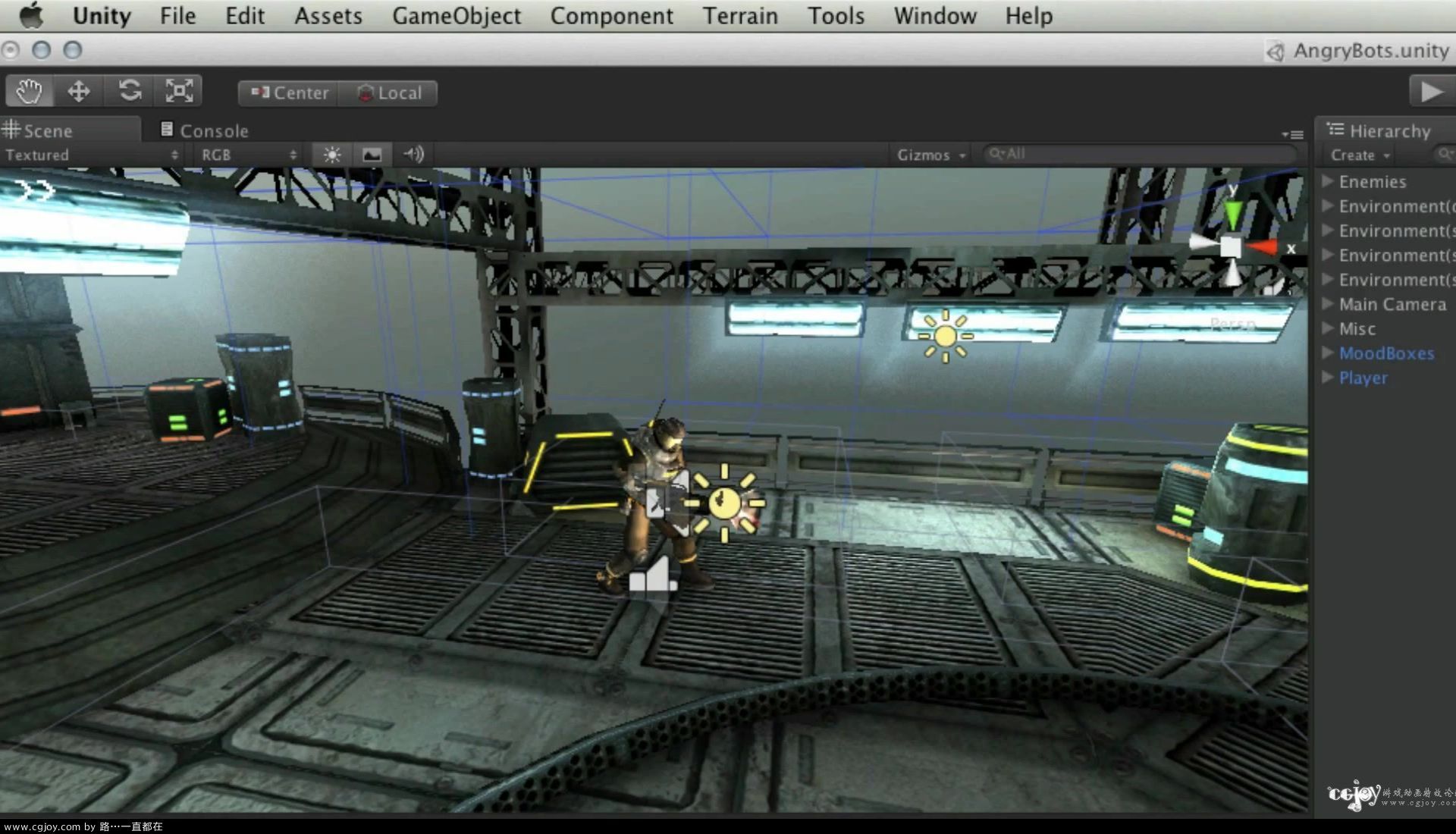 The Scene View - Unity Official Tutorials.mp4_20131027_203821.219.jpg