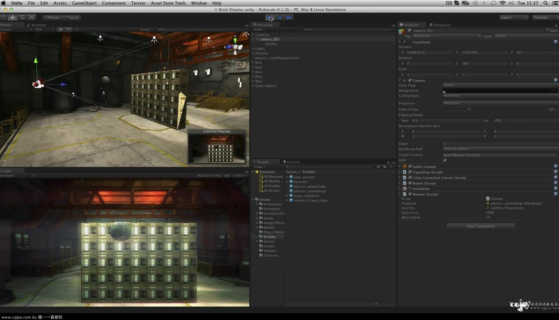 Brick Shooter - Unity Official Tutorials.mp4_20131028_220454.457.jpg