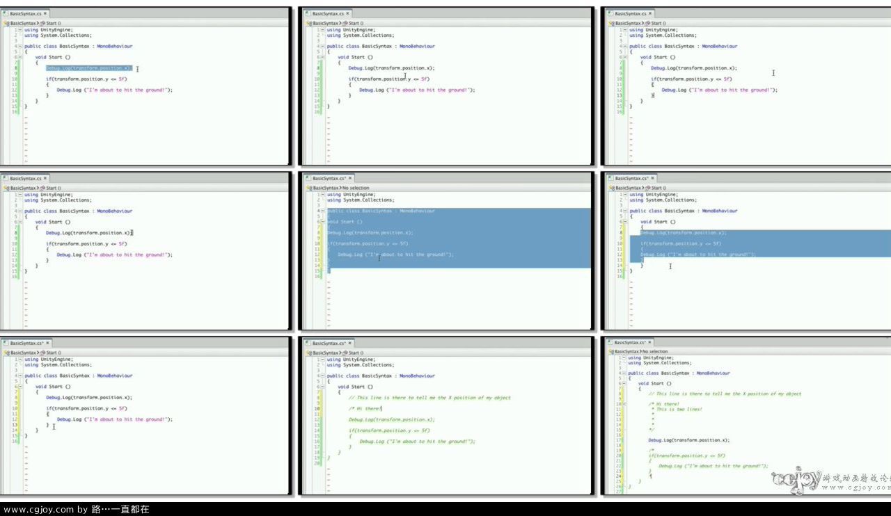 Conventions and Syntax - Unity Official Tutorials.flv.jpg