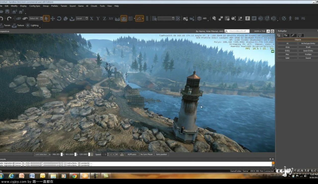 CryEngine 3 SDK (Sandbox) Tutorial part 2  Viewports and navigation [HD].mp4_201.jpg