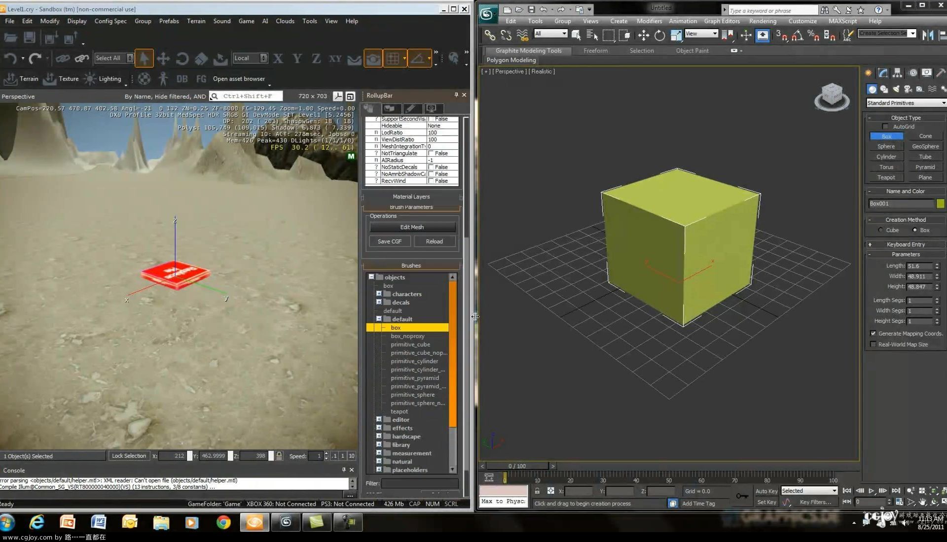 CryEngine 3 SDK (Sandbox) Tutorial part 8  the  X,Y,Z Transformation tool  [HD]..jpg