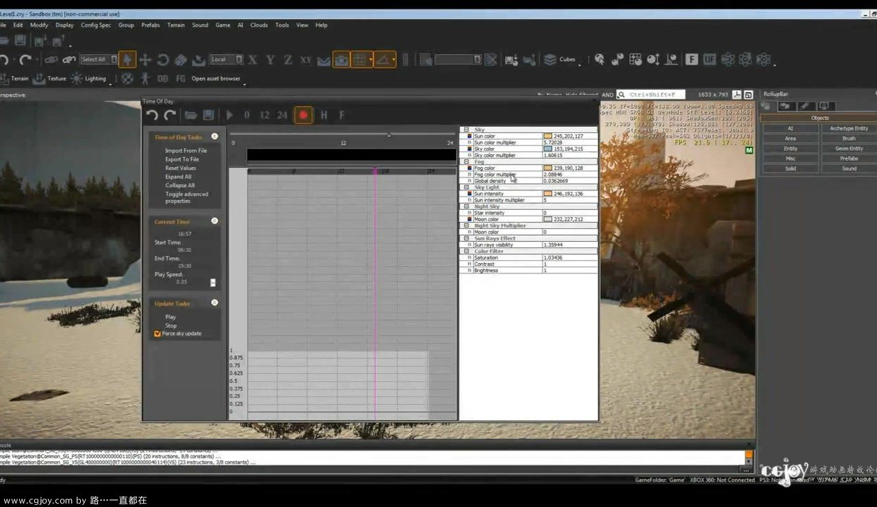 Cryengine 3 SDK (Sandbox) Tutorial part 19  HDR Lighting [HD].flv_20131030_144028.270.jpg