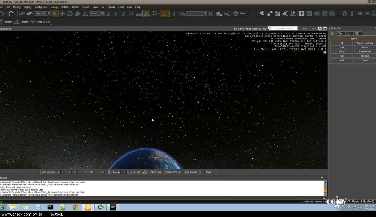 CryENGINE 3 SDK Tutorial  Creating a space scene.flv_20131117_222741.810.jpg