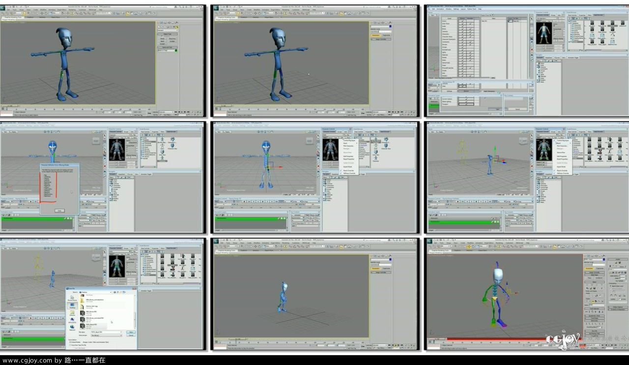 Using 3ds Max with Motionbuilder - Part 3 - Biped Skeletons(1).flv.jpg