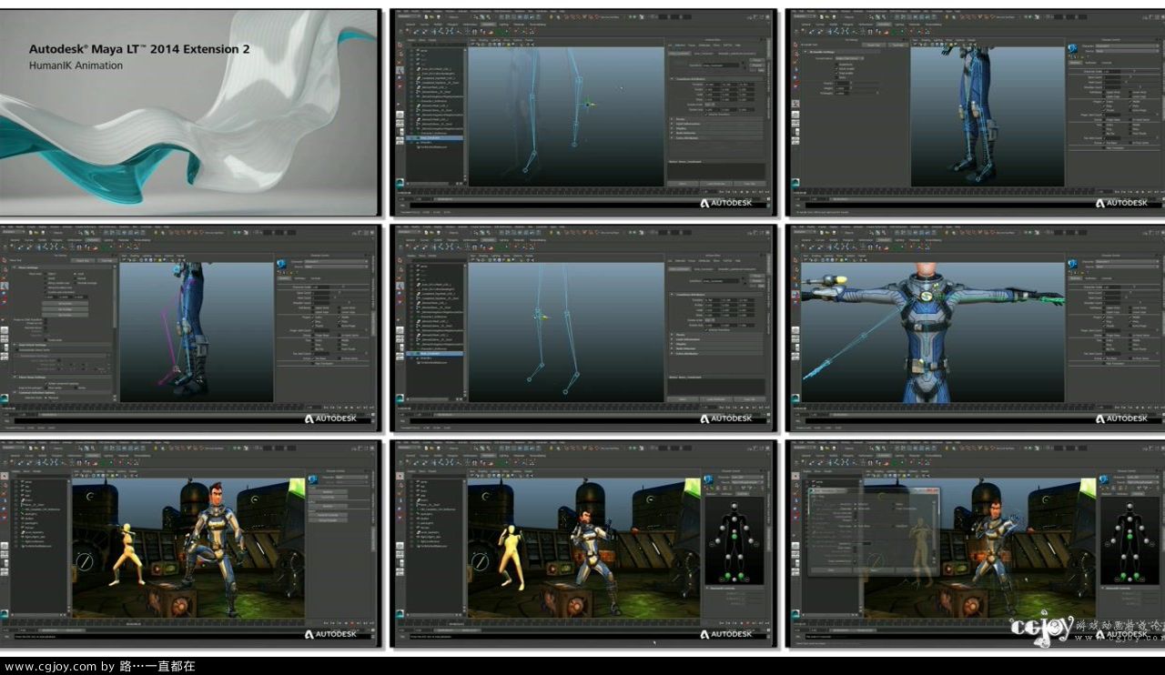 Maya LT 2014 Extension 2  Enhanced HumanIK Animation Tools.mp4.jpg