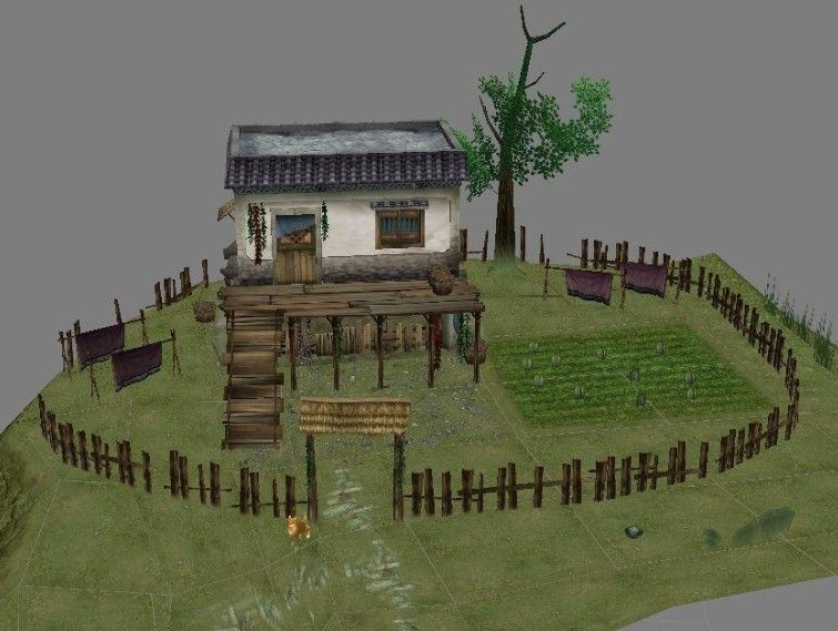 太平村农家小院 - cg模型下载 - cgjoy
