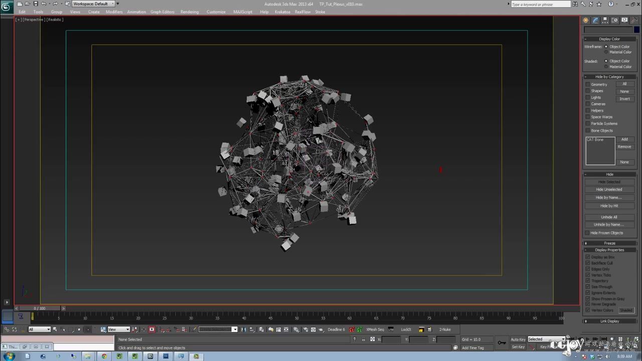 3dsmax and Thinking Particles - Plexus Effect Creation.mp4_000017.714.jpg