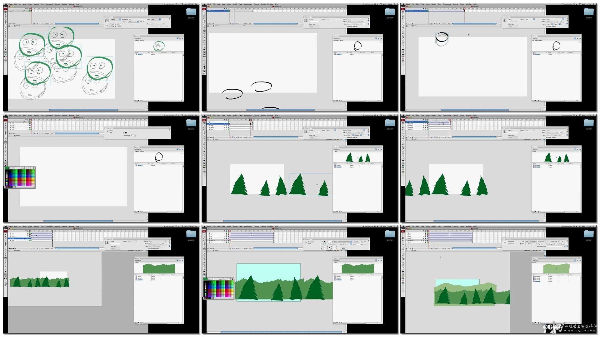 Flash Animation Tutorial #6, Symbols part 1.mp4.jpg