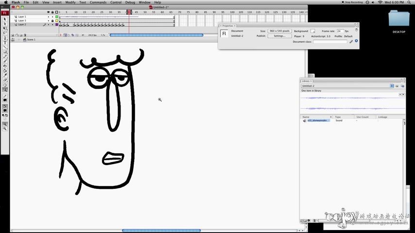 Flash Animation Tutorial #8, Lip synch.mp4_20140519_153826.487.jpg