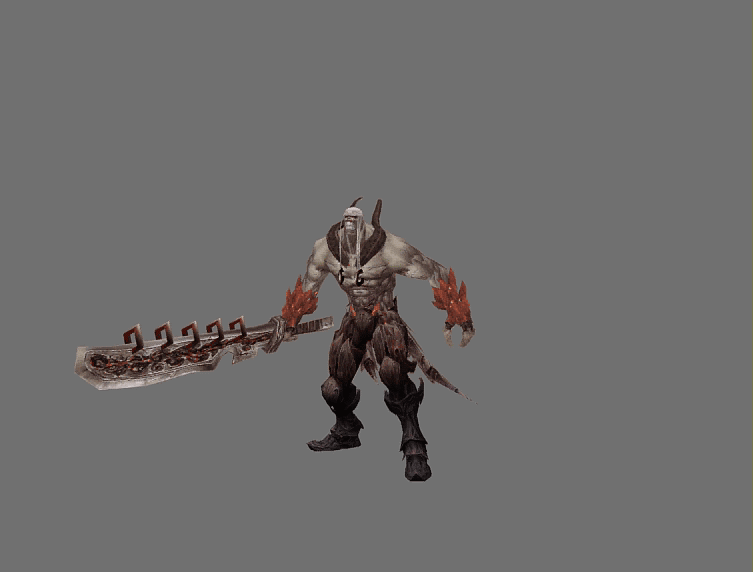 刚做的动画练习,待机和攻击,求点评