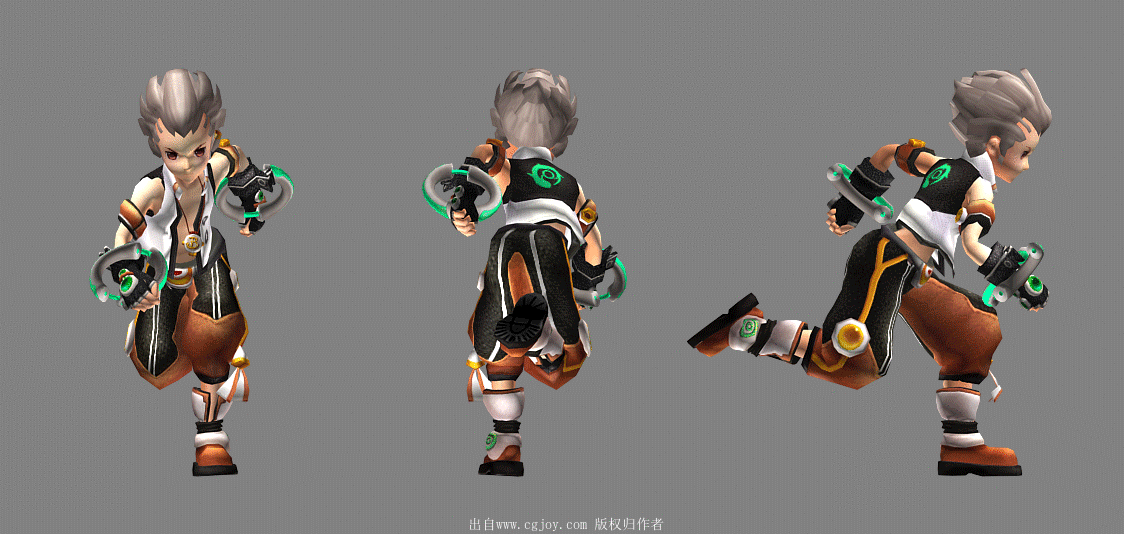 疾跑小练习 - 游戏动画 - cgjoy