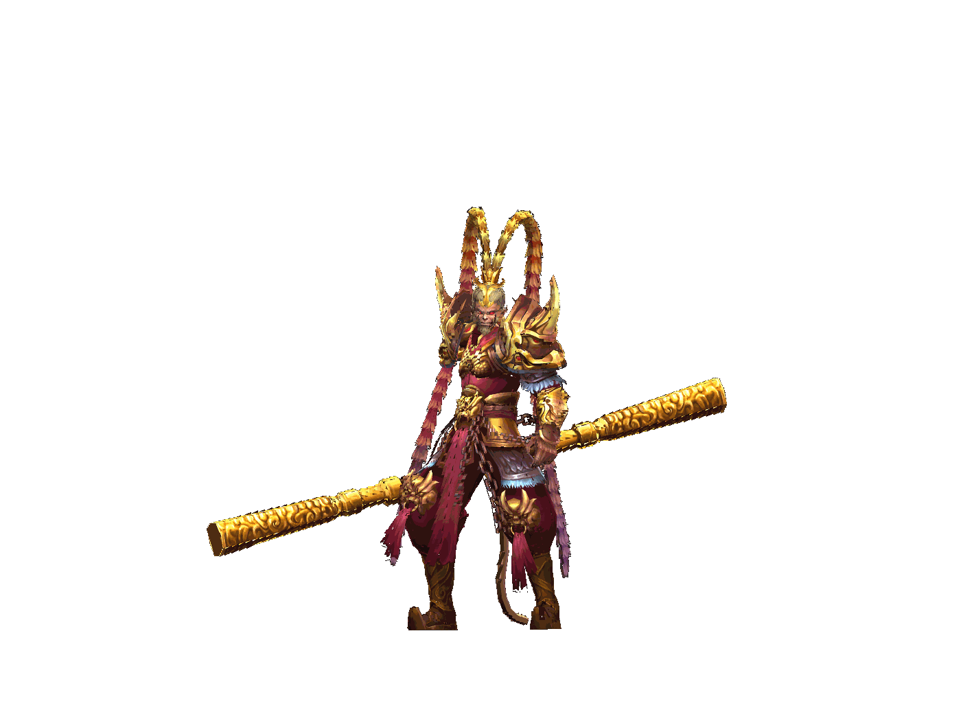 临摹斗战神选人动作