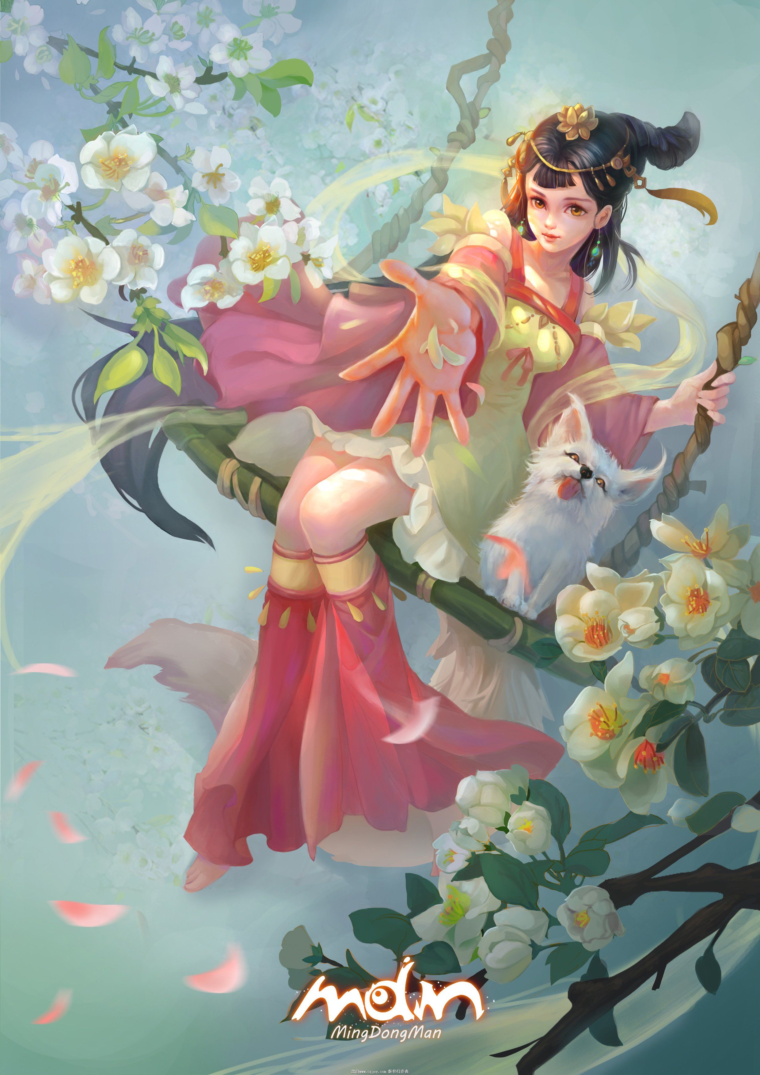 名动漫角色原画作品赏-青丘狐传说